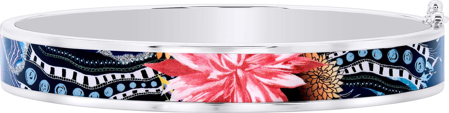 Стальной жесткий браслет Christian Lacroix XFJ1601-M с лаковым покрытием