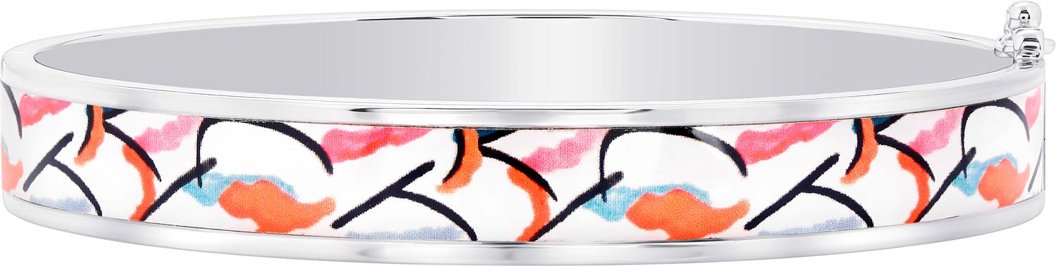 Стальной жесткий браслет Christian Lacroix XFJ1905-M с лаковым покрытием