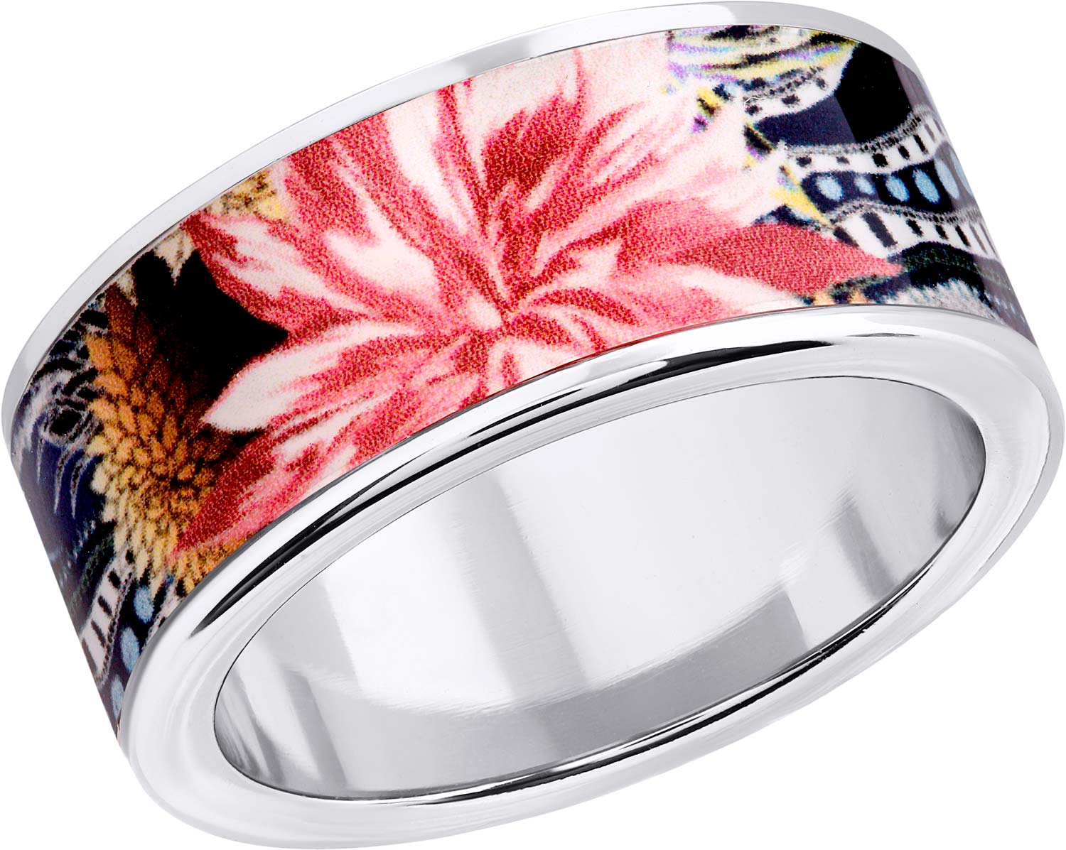 Стальное кольцо Christian Lacroix XFJ26016 c лаковым покрытием