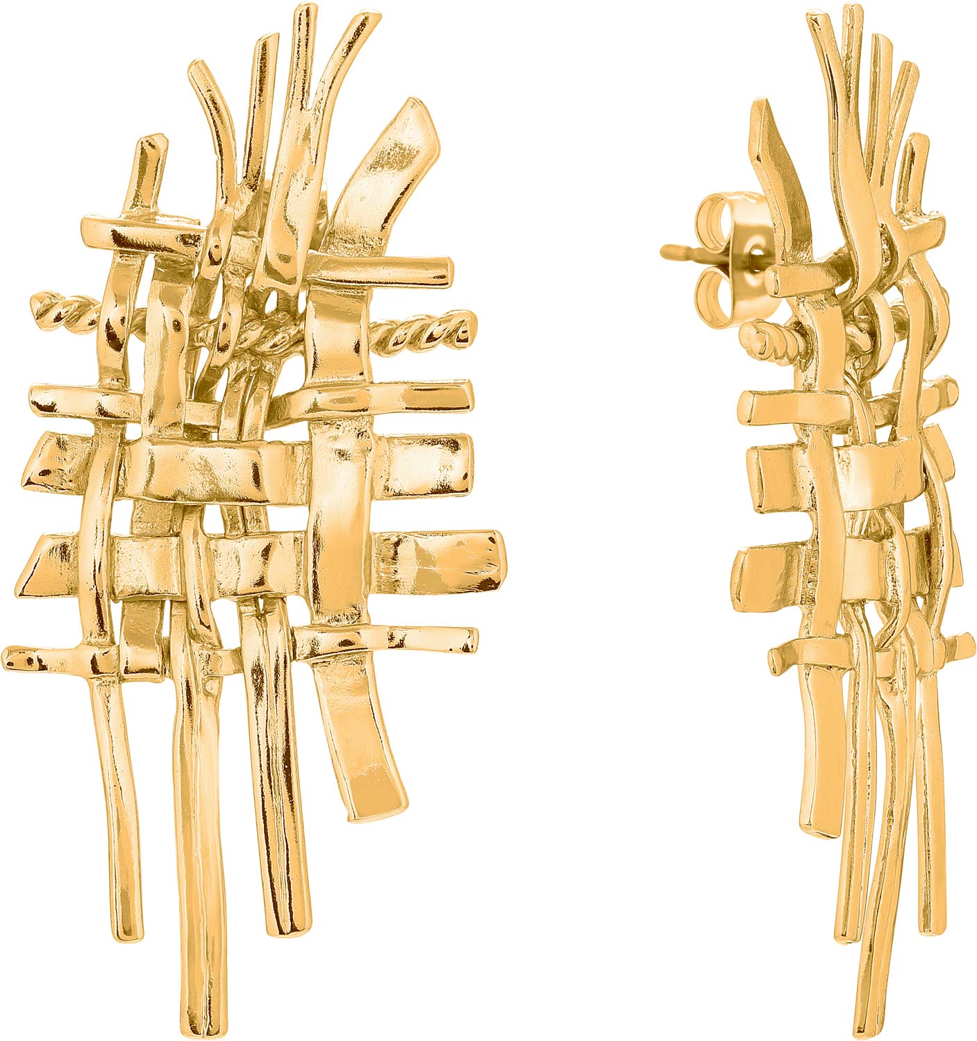 Серьги из латуни Christian Lacroix XFJ31007