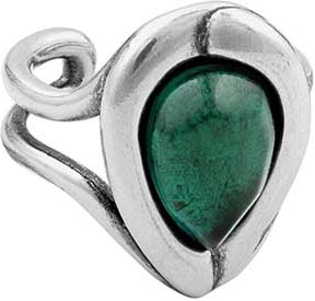 Женский перстень открытый Ciclon 202507-12 с муранским стеклом