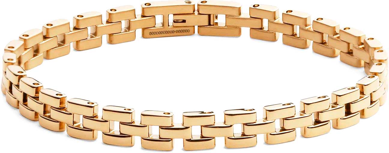 Стальной глидерный браслет Daniel Wellington 3-Link-Bracelet-G