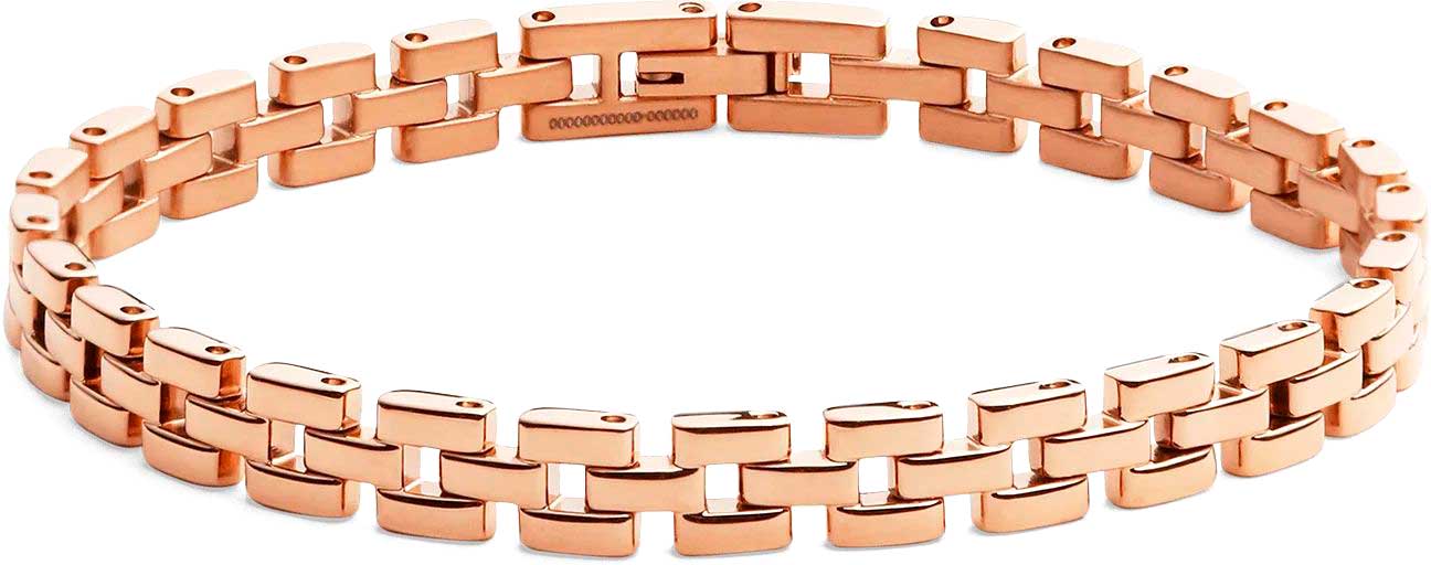 Стальной глидерный браслет Daniel Wellington 3-Link-Bracelet-RG