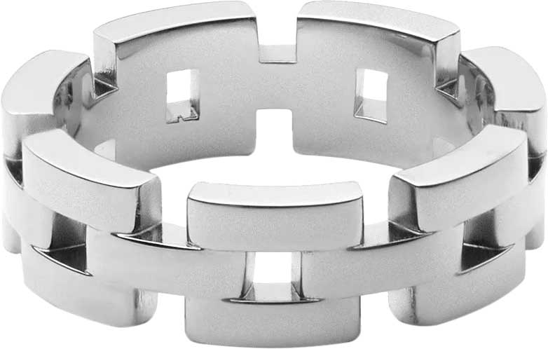 Стальное кольцо Daniel Wellington 3-Link-Ring-S