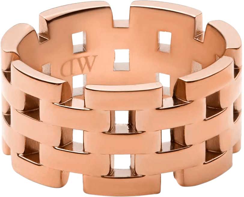 Стальное кольцо Daniel Wellington 5-Link-Ring-RG