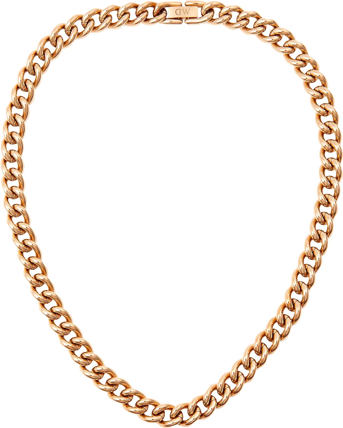 Стальное колье цепь Daniel Wellington Chain-Necklace-RG
