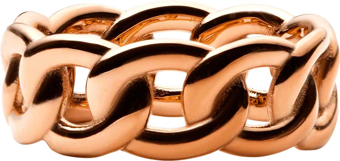 Стальное кольцо Daniel Wellington Chain-Ring-RG