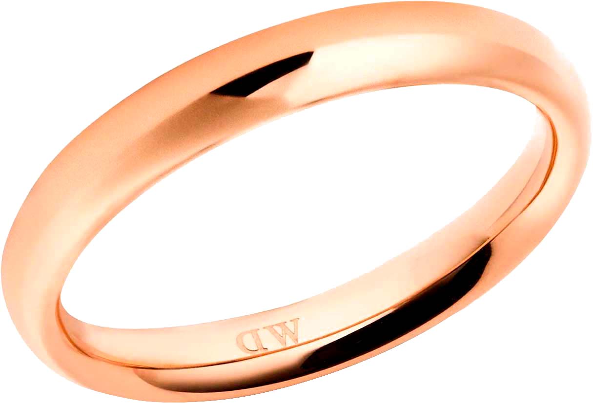Стальное кольцо Daniel Wellington Classic-Arch-Ring-3-5-RG