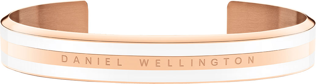    Daniel Wellington Classic-Bracelet-Satin-White-RG-Small  