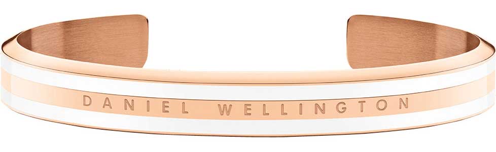 �������� ������� Daniel Wellington Classic-Slim-Bracelet-Satin-White-RG-Medium-ucenka c ������