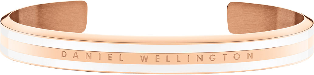    Daniel Wellington Classic-Slim-Bracelet-Satin-White-RG-Small  