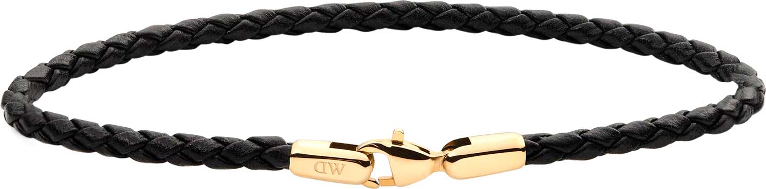 Кожаный браслет Daniel Wellington Daniel-Braided-Leather-Bracelet-Sheffield-3-G