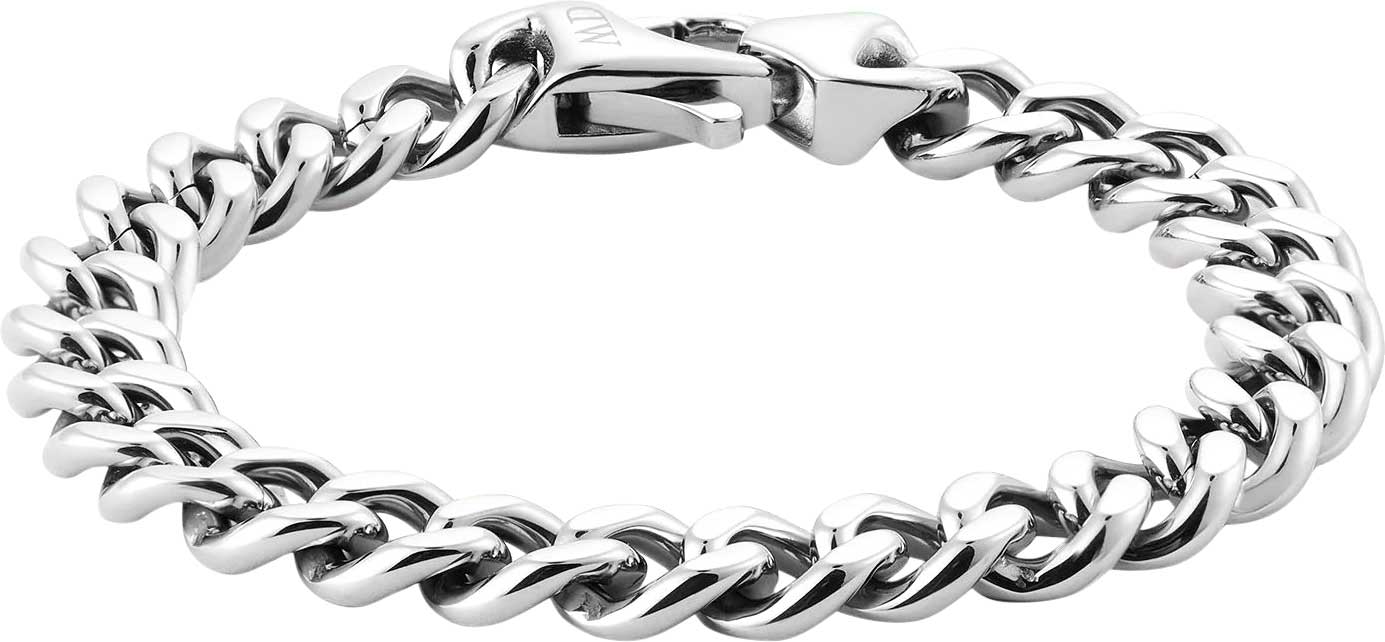 Стальной браслет цепь Ellipse-Cuban-Chain-Bracelet-S
