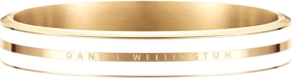 Стальной браслет Daniel Wellington Emalie-Infinite-Bracelet-White-G-Medium c эмалью