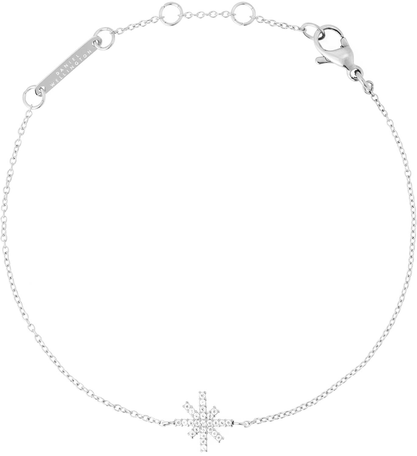 Стальной браслет цепь Daniel Wellington Mirelle-Star-Bracelet-S с кристаллами