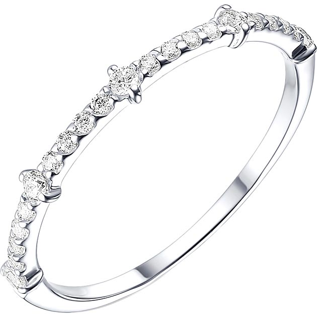 Серебряное кольцо ДАР K-2340R00 с фианитами