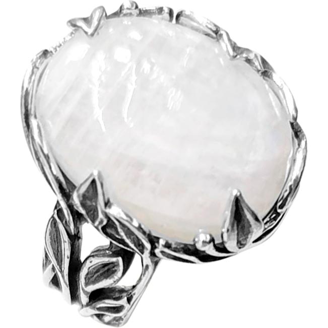 Серебряный перстень ДАР K-3873OK436 с лунным каменем
