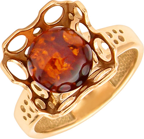 Серебряное кольцо Darvin 420042432AM с янтарем