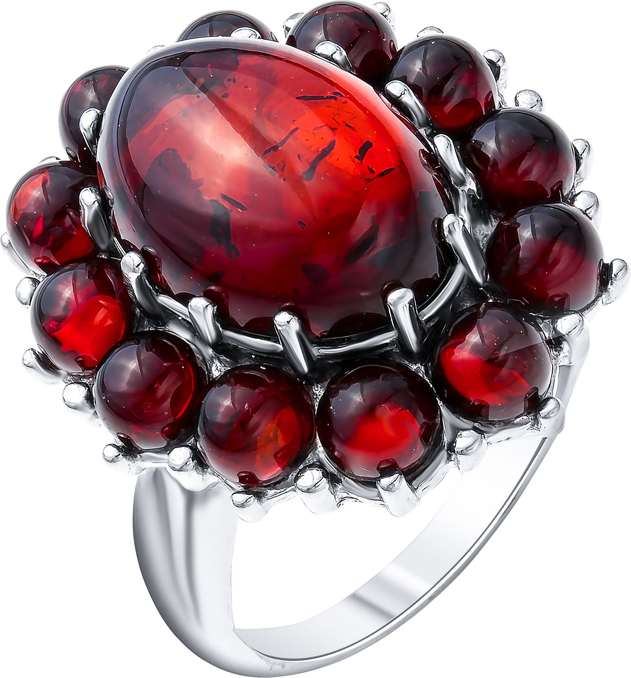Серебряное кольцо Darvin 920041339AA с янтарем