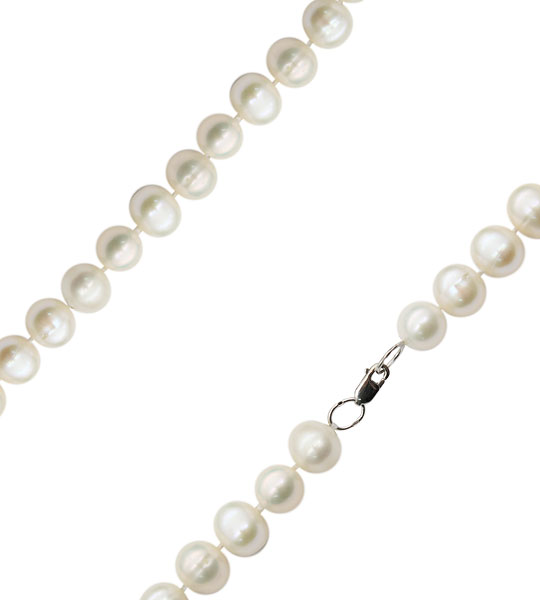 Колье бусы De Fleur 01405D9.5 с жемчугом