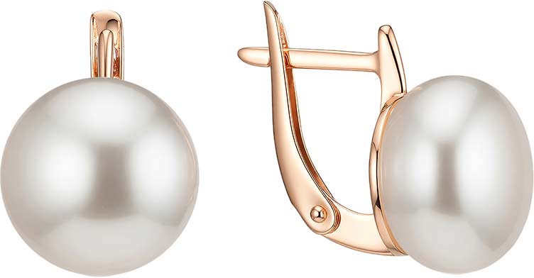 Золотые серьги De Fleur 22888A1D12 c жемчугом