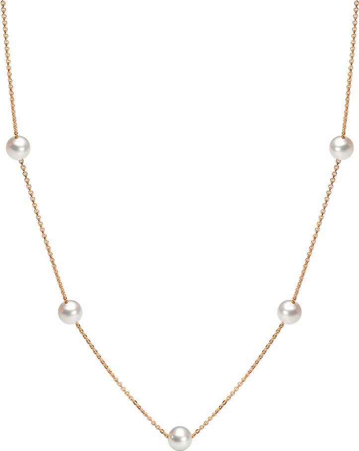 Золотое колье De Fleur 24011.1A1 c жемчугом