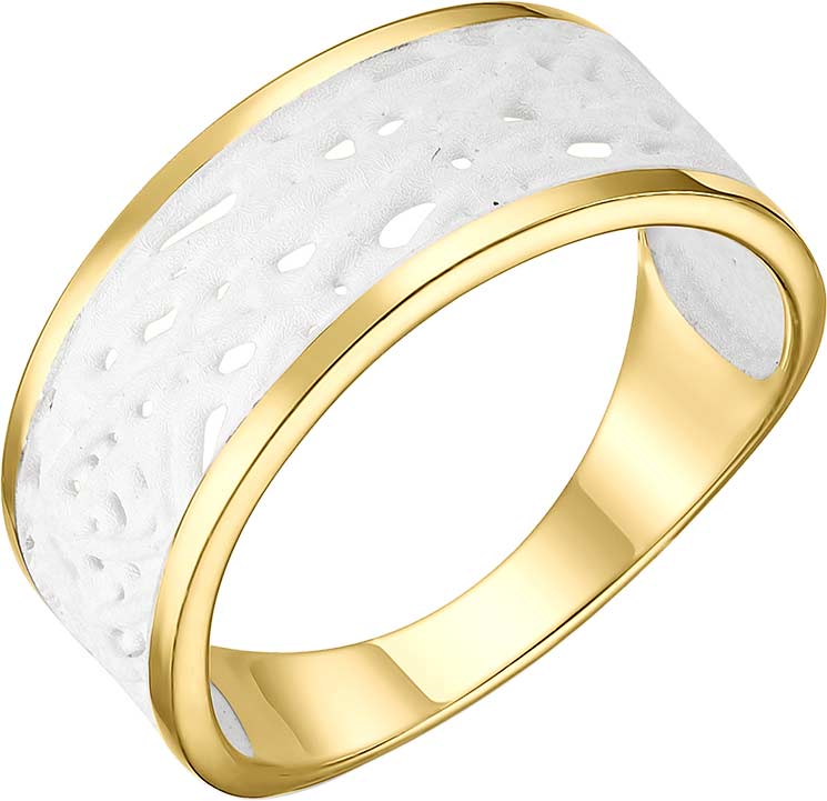 Серебряное кольцо De Fleur 51969YW c эмалью