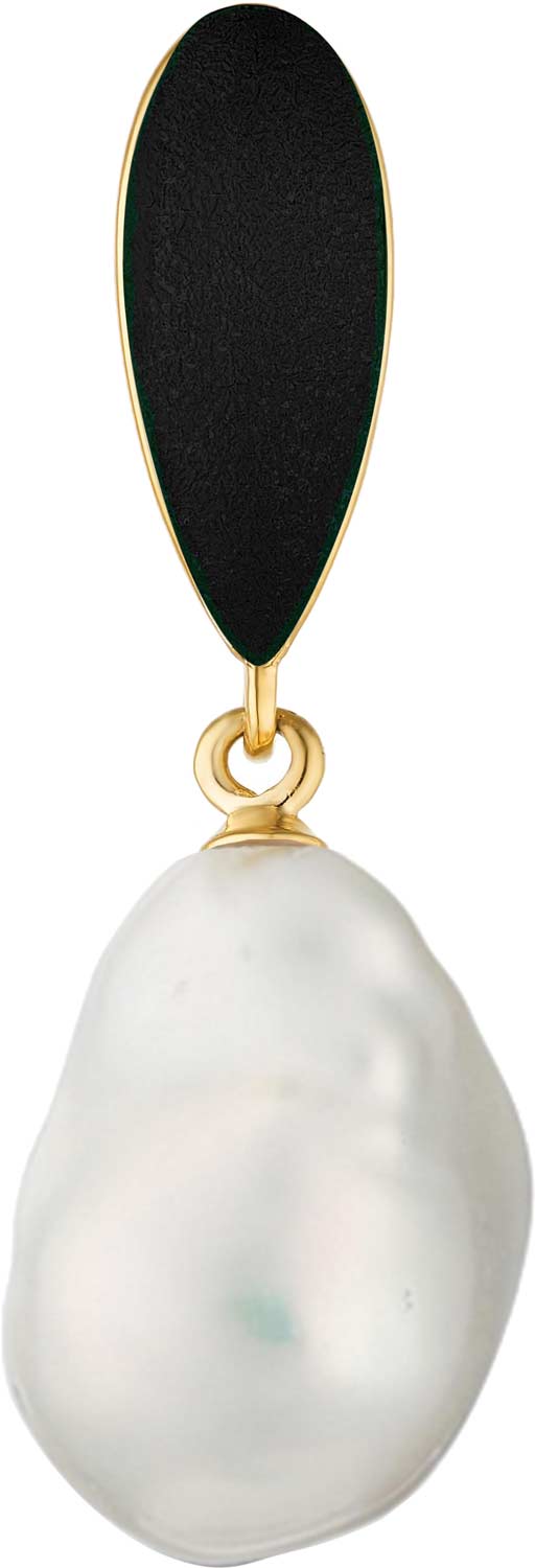 Серебряная подвеска De Fleur 53287.1Y6B с эмалью, барочным жемчугом