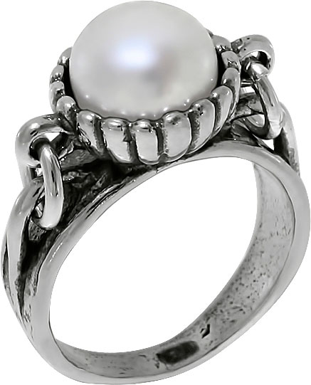 Серебряное кольцо DEN’O 01R1460PL c жемчугом