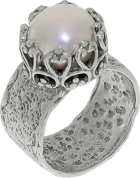 Серебряное кольцо DEN’O 01R2757PL c жемчугом