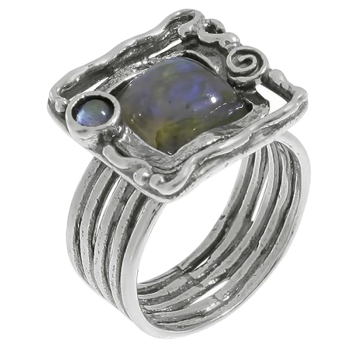 Серебряное кольцо DEN’O 01R371LB с лабрадором