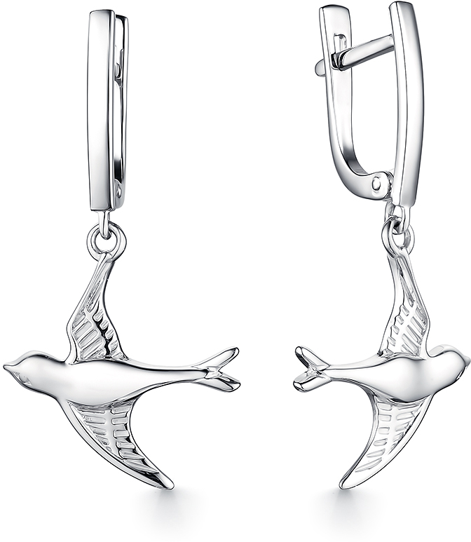 Серебряные серьги с подвесками Dewi 901021792