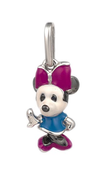 Детский серебряный кулон ''Минни Маус'' Dewi 901030603-dv с эмалью