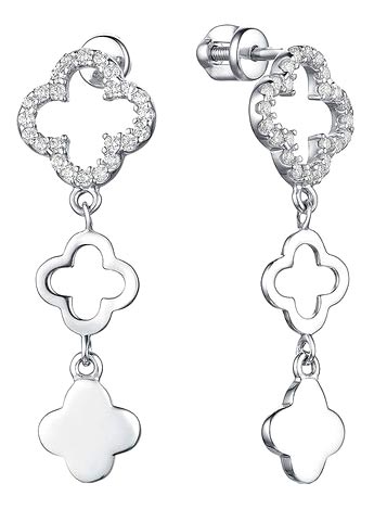 Серебряные серьги с подвесками Dewi 901062038-dv