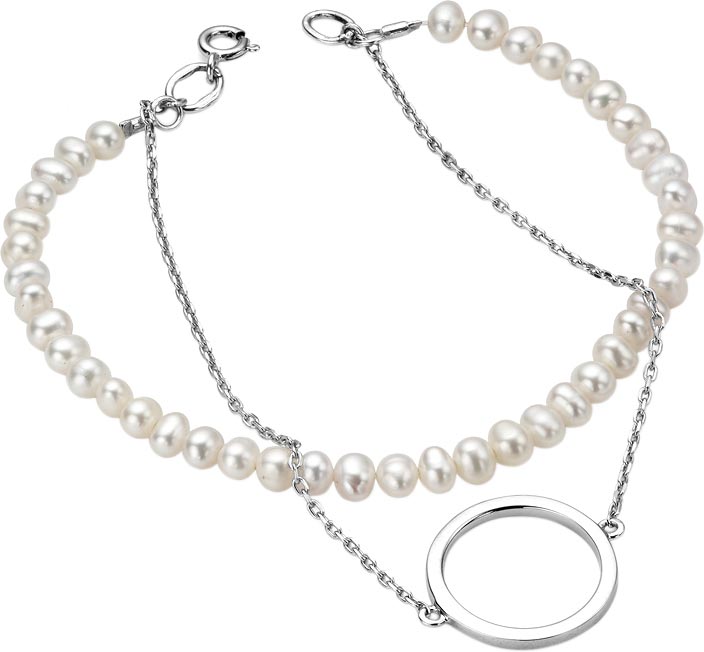 Серебряный браслет Dewi 904051840-dv с жемчугом