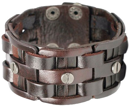 Мужской кожаный браслет DG Jewelry 627154