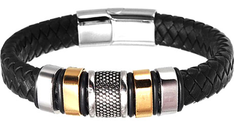 Мужской кожаный браслет DG Jewelry 630582-e