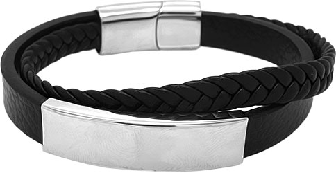 Мужской кожаный браслет DG Jewelry 630632-e