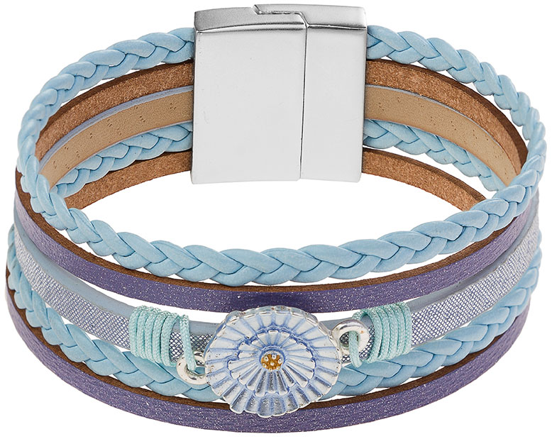 Кожаный браслет DG Jewelry LSh-BR021-bl1