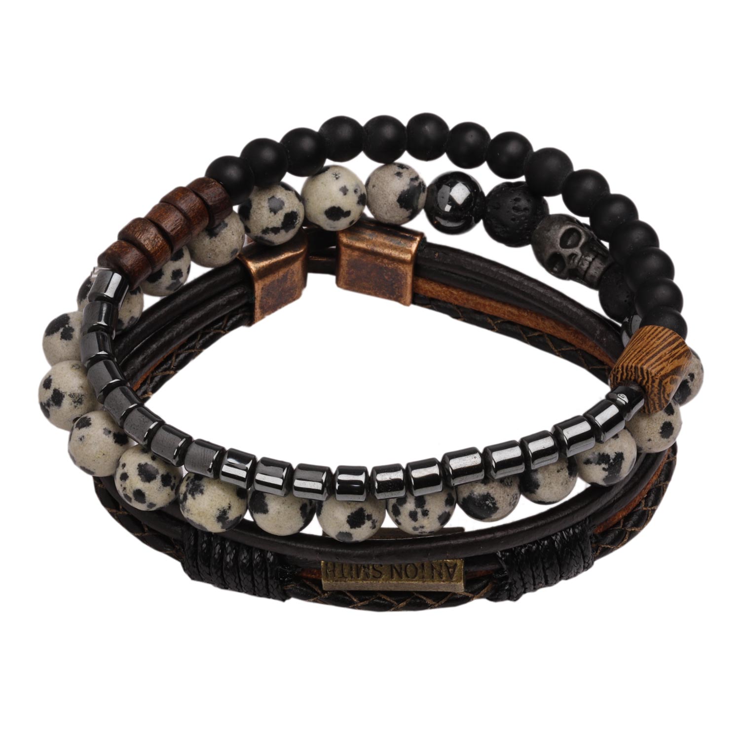 ������� ������� DG Jewelry OM-BR043-BKGY � �������, ����������, ���������