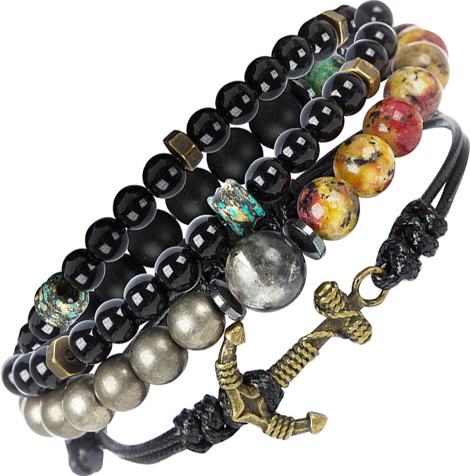 ������� ������� ������� DG Jewelry Om-BR013-mix � ������