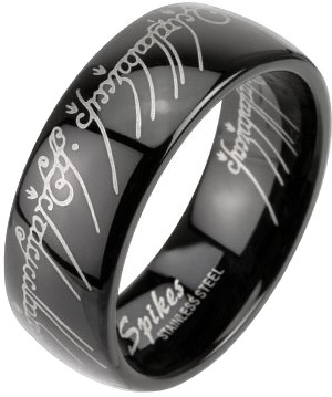 Мужское стальное ''Кольцо Всевластия'' DG Jewelry R-M2762-8