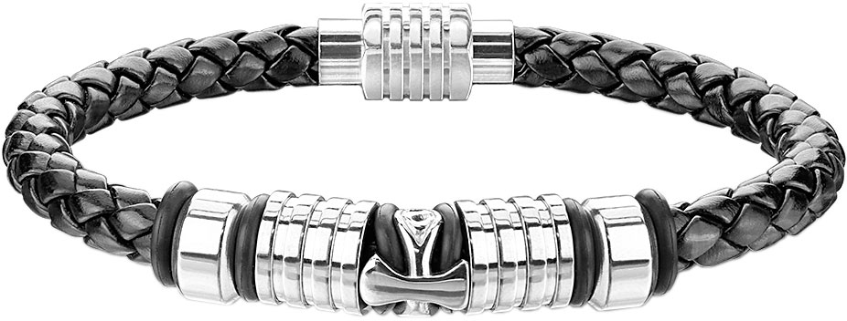 Кожаный браслет DG Jewelry SBL-0925K-2-ST