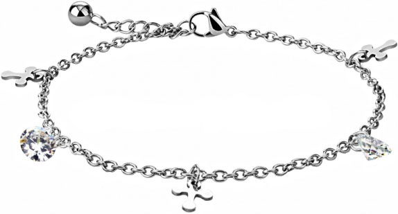 Стальной браслет на ногу DG Jewelry SSA-260-C