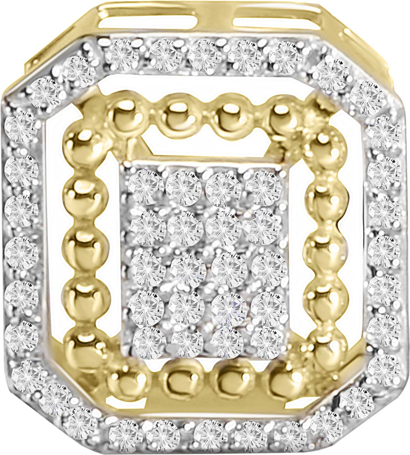 Золотая подвеска бегунок ERA JEWELLERY 03-03243-05-001-01-01 с бриллиантами
