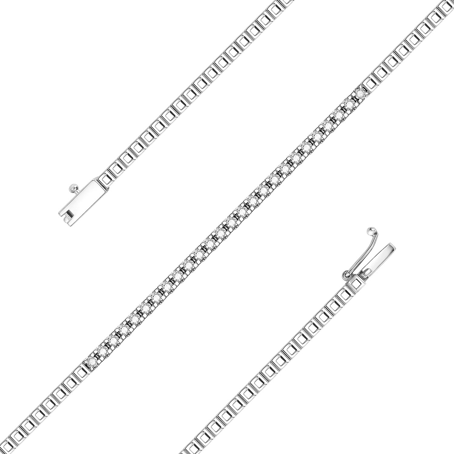 Браслет из белого золота ERA JEWELLERY 05-01835-2-03-001-01-03 с бриллиантами