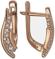 Серьги Эстет 01S118541