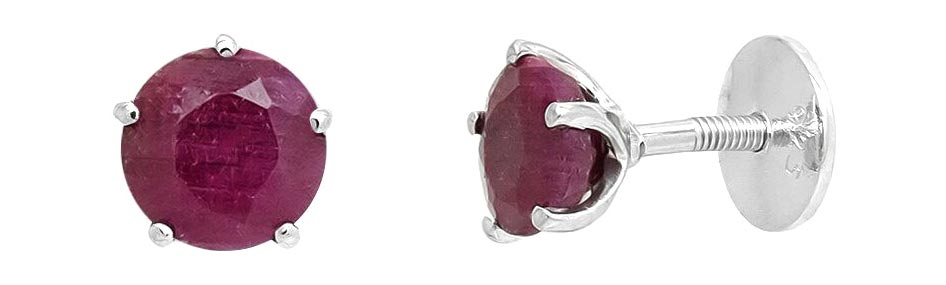 Серебряные серьги пусеты-гвоздики Evora 640159 с