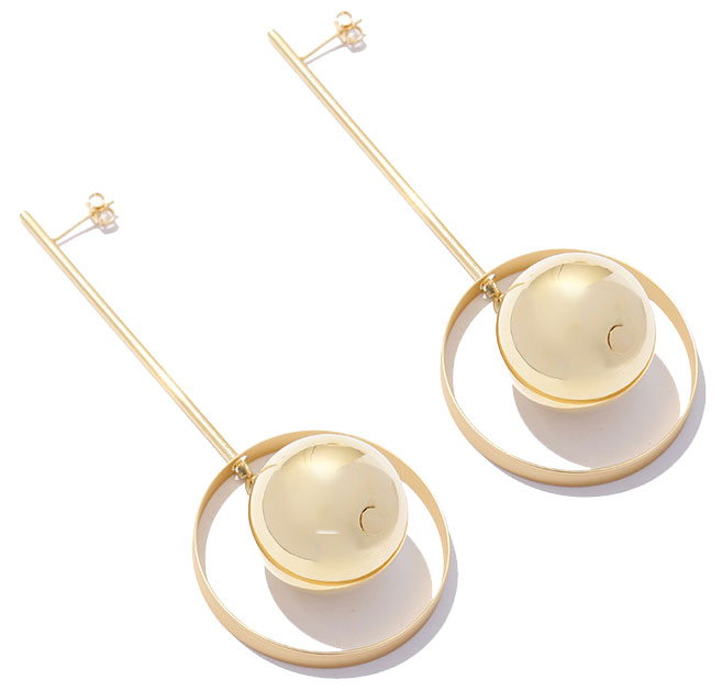 Длинные серьги шарики Exclaim 036G2698E