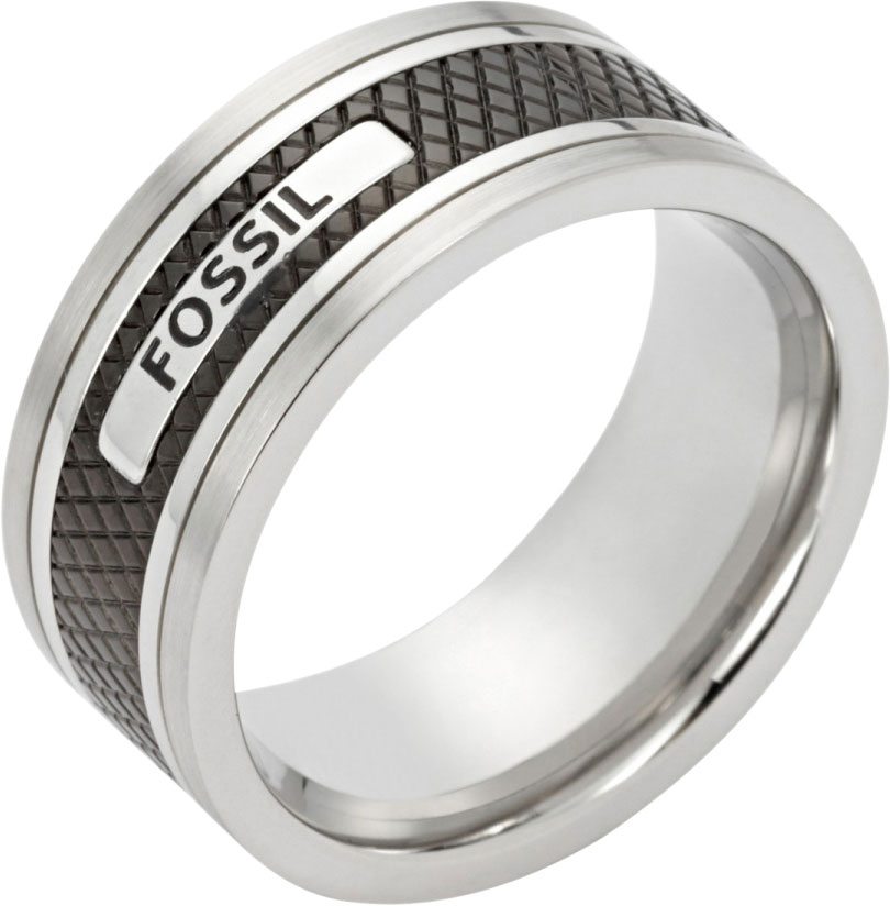 Мужское стальное кольцо Fossil JF00888040